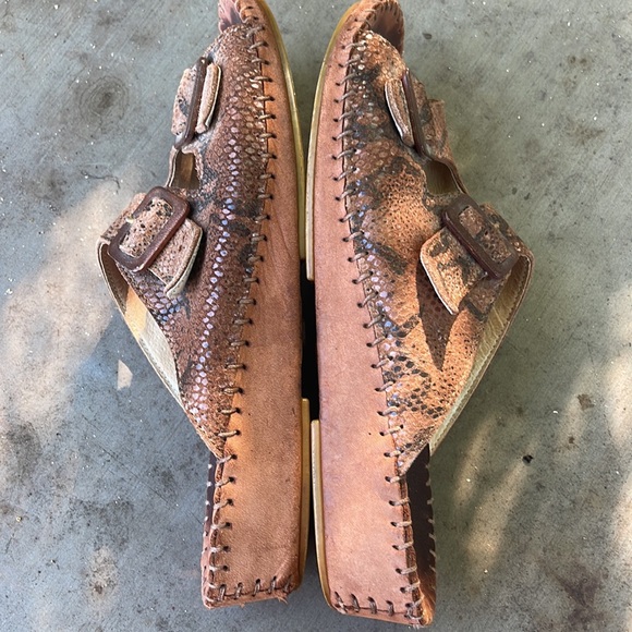 La Plume animal print sandals size 40 - Picture 8 of 13